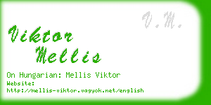 viktor mellis business card